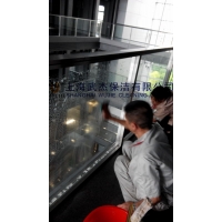 上海定点保洁商务楼别墅擦玻璃武杰供
