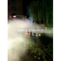 人造雾景观色灯造雾降温喷雾甘肃兰州金昌庆阳案例